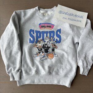 Vintage San Antonio Spurs Looney Tunes Basketball Sweatshirt, Retro NBA Shirt